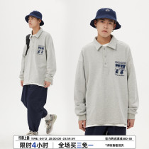 Mr. Jiangnans Cityboy Days Department Retro Embroidery Polo Jersey Polo Jersey Mens Spring Tide Card Casual Loose Jacket