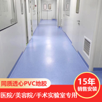 PVC permeable glue hospital operating room commercial wear-resistant acid and alkali resistant orchid giant dragon homogeneous pvc floor