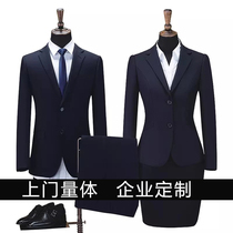 Tailored men and women suits work clothes custom business casual business suit wool men