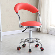 Bar chair lifting rotating chair home Modern simple high chair backrest pulley round stool bar front table chair