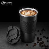 UK Vanow Thermos cup Coffee cup Portable male and female students Stainless steel car handy water cup mug