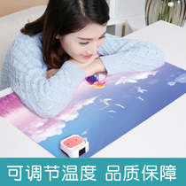 Winter fever office warm table pad electric hot plate computer warm hand desktop heating mouse super large student writing