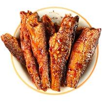Hunan specialty spicy hand-torn fish Dongjiang fish firewood ready-to-eat hairy fish dried fish bottled leisure fish larvae