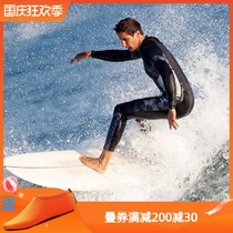 Surfing suit mens one-piece swimsuit long sleeve warm and cold-proof waterproof female jacket 2 5-3MM floating suit
