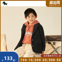Boys early autumn coat 2021 Autumn New Tong trend suit coat childrens clothes spring and autumn childrens clothing tide