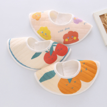Baby saliva towel cotton waterproof newborn bib male baby spit mouth bucket scarf female Princess autumn and winter
