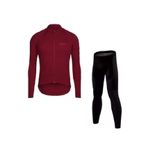 ra red long sleeve mountain bike riding suit Dynamic bike clothes Pulleys Serve Mountain Bike Riding Pants Men And Women Thin