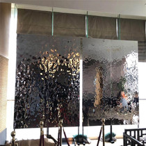 Water ripple stainless steel plate ceiling ceiling background wall Metal mirror embossed plate Concave and convex wave decorative plate spot
