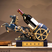 Horse to success light luxury creative wine rack wine cabinet ornaments move new house home furnishings gifts move decoration gifts