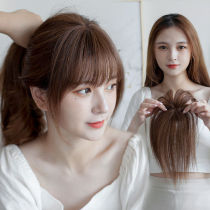 French bangs wig Net red eight-character air bangs wig simulation hair no trace natural head reissue female