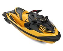  Bombardier 21 RXT-X 300 millennium yellow audio version of the motorboat