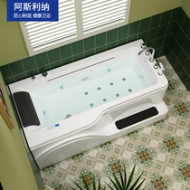 Small apartment Net red massage bathtub adult home luxury constant temperature intelligent heating couple hotel bathroom tub