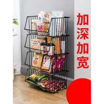 Multifunctional kitchen vegetable storage rack fruit storage rack snack rack multi-layer floor storage rack storage basket