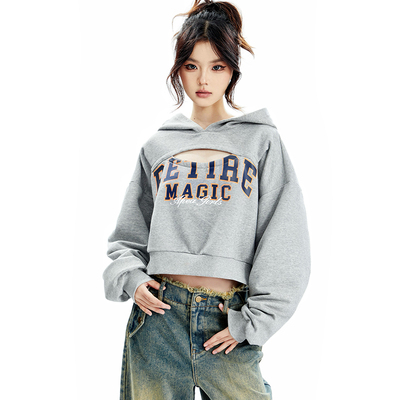 taobao agent Retro hoody, sweatshirt, jacket, American style, long sleeve