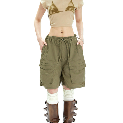 taobao agent Summer shorts, retro thin trench coat, American style