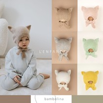 ■ LENFANCE Polish Bambolina baby baby soft cute alpaca hair ins small ears hat