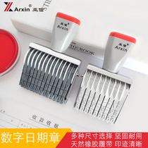 Asiainfo digital seal Small encoder Date seal 2-15 digits Extra large roller printing Phone number seal 11 digits adjustable seal Rotation Month month and day combination carton runner seal