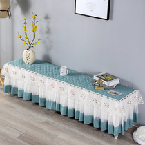 TV cabinet cover cloth Fabric lace non-slip rectangular tablecloth Coffee table Living room dust cover towel Shoe cabinet dust cover cover