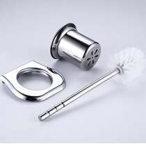 Punch-free 304 stainless steel toilet brush Toilet toilet cleaning brush shelf Bathroom toilet cup with shelf
