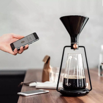Goat Story smart three-in-one hand punch GINA coffee pot electronic scale ice drip filter cup drip filter tea set