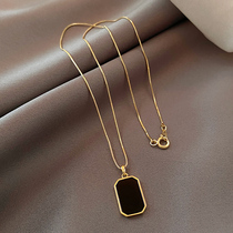 Shanghai Warehouse Ottles Withdrawal Cabinet Clear Cabin Necklace Female Square Shaped Superior Box Chain Women Outlets Olédian F36