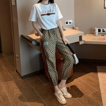 Net celebrity fried street style fashion western style age-reducing suit pants two-piece cool salt socialite Xiaoxiang style summer 2021