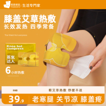 Acupuncture knee heat patch joint heating lap warm baby knee care baby knee paste steam patch