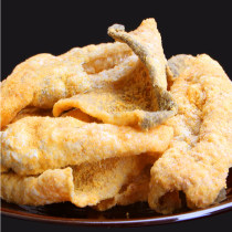 yg cod skin ready-to-eat snack egg yolk crispy 50g * 2 bags