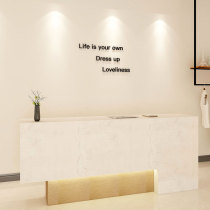 Clothing shop minimalist English Lifetime wall sticking up to life is your own stereo 3d store decoration