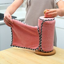 Rag is not stained with oil and does not lose hair.