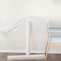 Milk Glue Paint Wall Transparent Protective Film Static without injury Wall protection wall Stick White Wall Anti Kick Anti Dirty Wall Waterproof Stickers