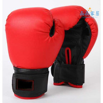 Adult Lace-up sanda gloves Tether 10oz fighting Muay Thai boxing gloves red black blue 8oz training Gloves