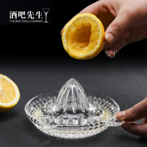 Mr. Bar Japan imported Toyo Sasaki mini glass lemon squeezer Manual Juicer squeezer