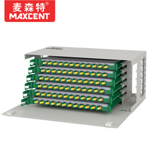 Macente (MAXCENT)72-Port ODF fiber distribution frame ST multi-mode 10 gigabit full with pigtail and flange for 19-inch cabinet rack-mounted MOW72-ST