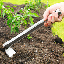 Stainless steel hoe specially digged out loose pout pout old-fashioned small hoe farming