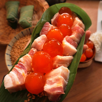 Seven Star Dragon Ball Zongzi Jiaxing Zongzi 250 grams Double Egg Yolk Five Flowers Big Meat Rice Super Large Meat Rice Rice Rice Pincushion