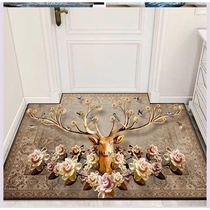 Carpet doormat entry door non-slip foot mat kitchen mat absorbent foyer home mat bedroom carpet customization