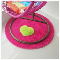 Round carpet household washable round mat single double hanging basket floor mat computer table and chair yoga mat