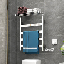 Yibai electric towel rack Household bathroom intelligent heating towel drying rack Bathroom bath towel rack constant temperature