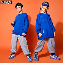 Childrens street dance choking boy hip hop suit handsome boy boomer boy fashion hiphop Cool handsome sportswear woman