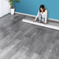 Floor leather thickened wear-resistant waterproof mud floor direct paving glue sticker Household PVC plastic tile renovation and transformation