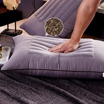 Student single buckwheat pillow core embroidery super soft health care pillow five-star hotel pillow memory pillow neck pillow