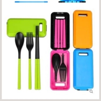 Folding chopsticks portable telescopic picnic tableware ins travel spoon Fork set detachable outdoor travel