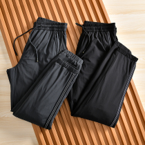 Light and warm 90 white duck duvet foreign trade menswear winter waterproof warm and loose casual down pants