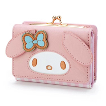 New cute melody Jade dog pudding short wallet ladies casual lock wallet cute childrens wallet