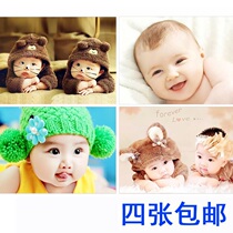 Beautiful baby big painting female baby pictorial wall stickers pregnant children wall painting wall stickers cute baby cute doll