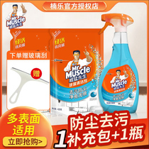 Mr. Wei Meng glass cleaner water home bathroom window mirror powerful decontamination artifact 500g 420g