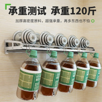 Kitchen shelf wall bracket multifunctional microwave oven rack 304 stainless steel shelf flat wall hanging wall