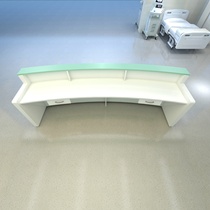 Can be customized service desk Reception desk with corner nurse station cashier Welcome desk Paint front desk hall guide medical table