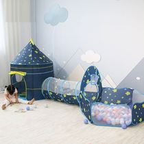 Baby baby children tunnel climbing tube rainbow crawling climbing small tent drilling toy home indoor folding